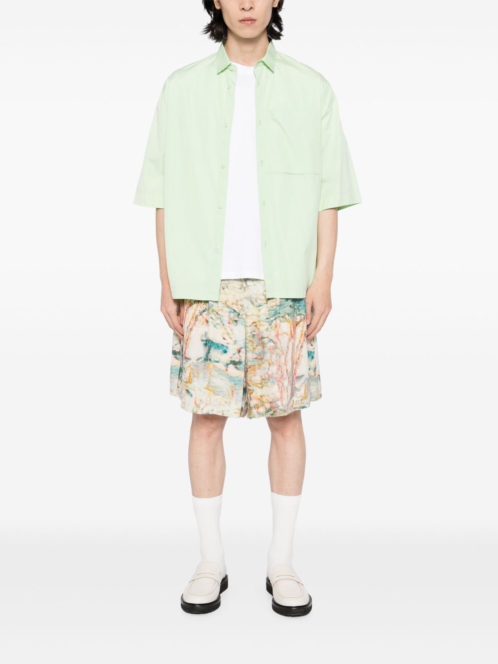 graphic-printed shorts - 2