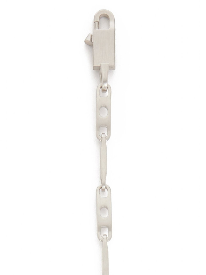 Rick Owens leather & chain-link choker outlook