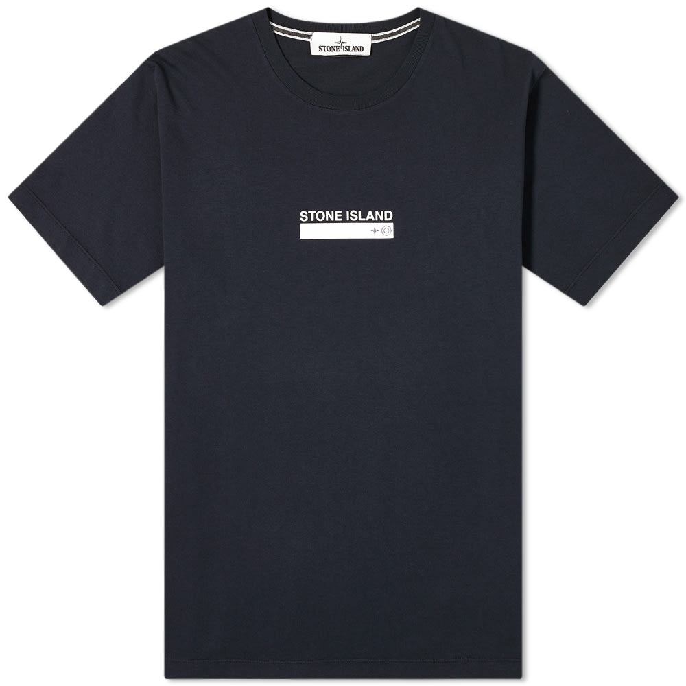 Stone Island Small Logo Print Tee - 1