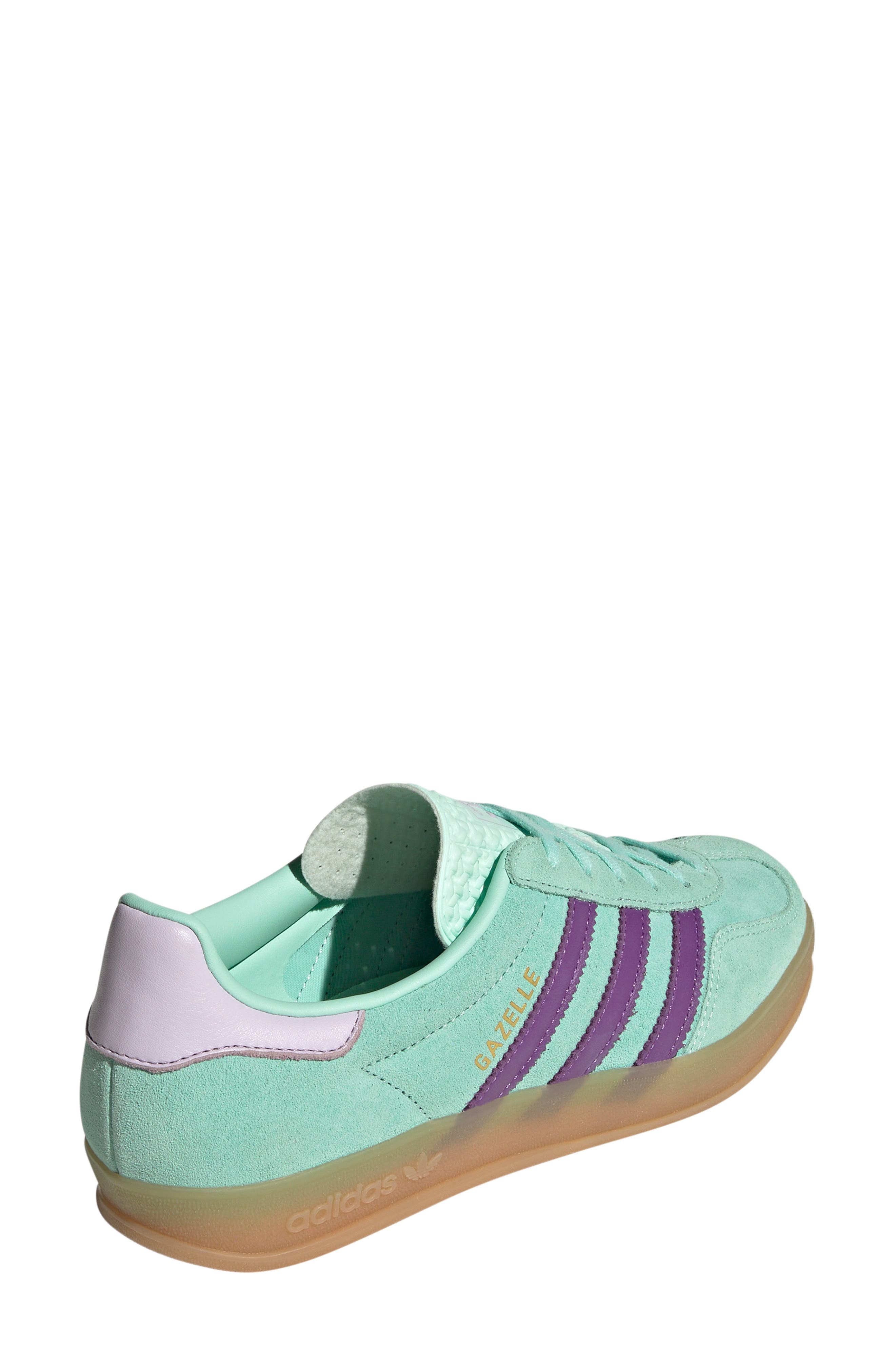 adidas Gazelle Indoor Sneaker in Mint/Purple/lavender at Nordstrom - 2