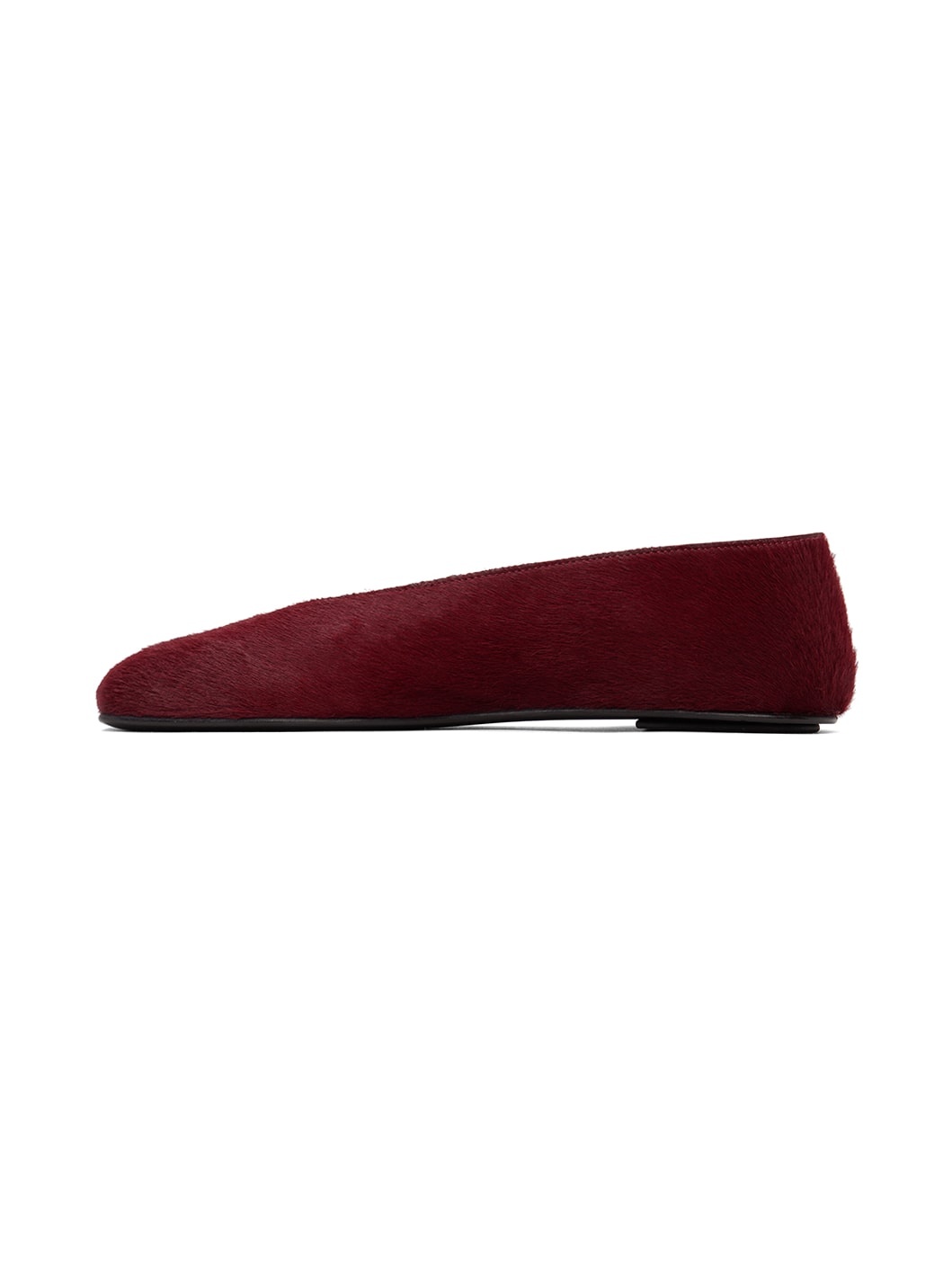 Burgundy Eva Two Ballerina Flats - 3