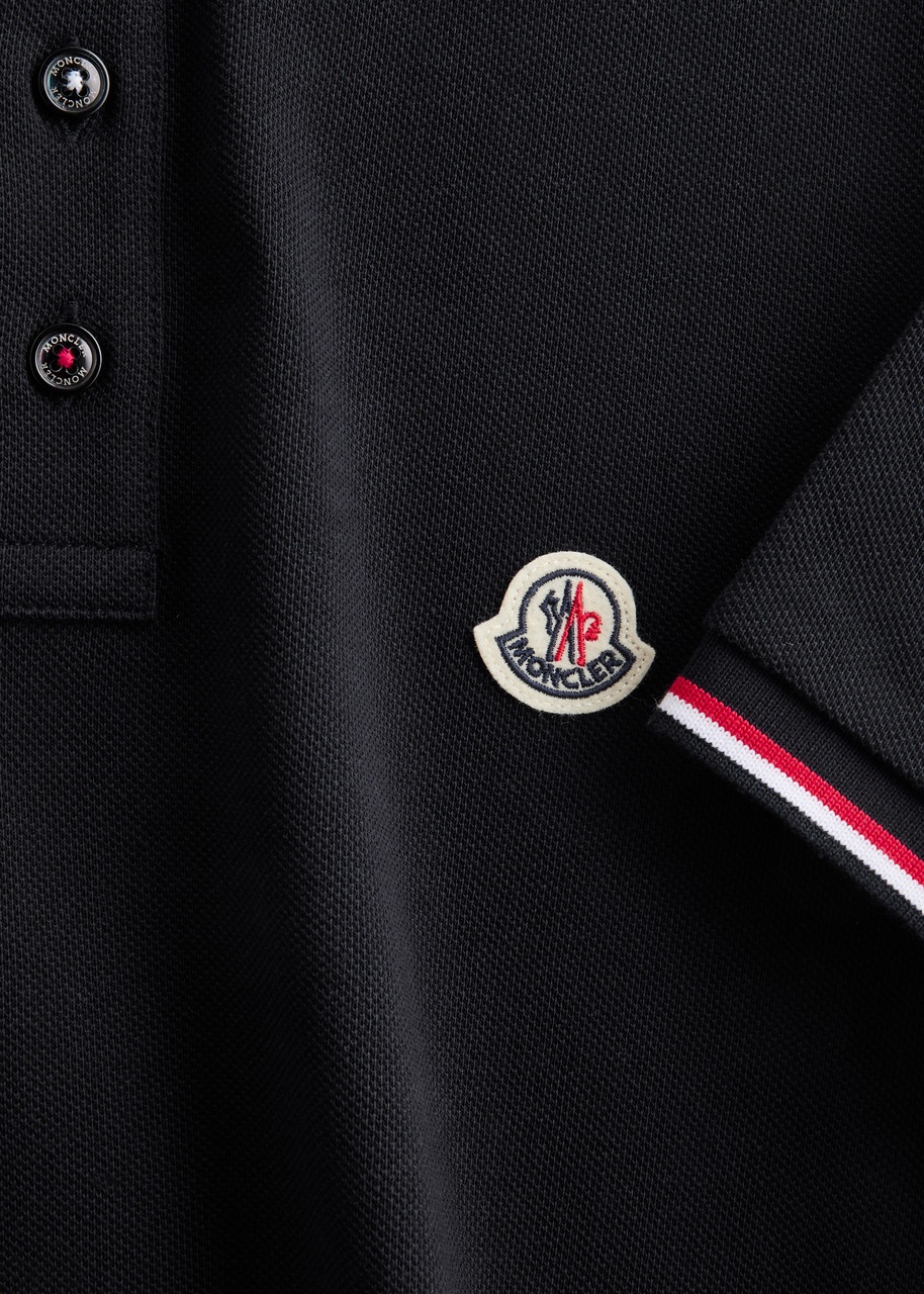 Moncler Logo-appliquéd Piqué Cotton Polo Shirt - 5