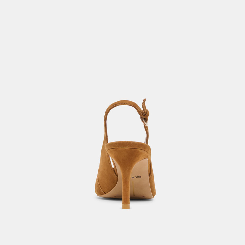 ELASI HEELS BROWN NUBUCK 7