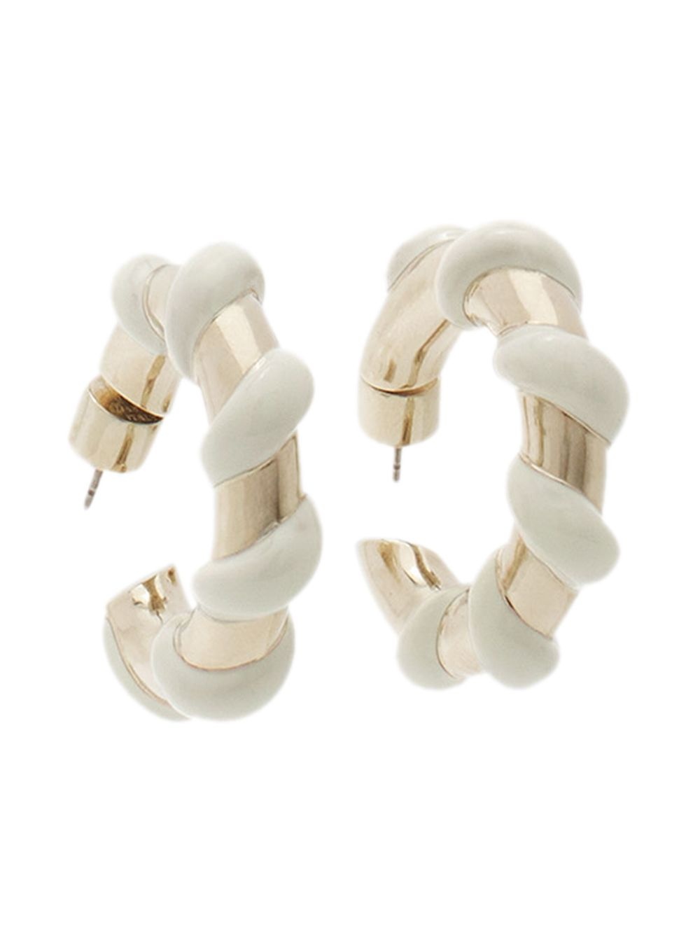 twist hoop earrings - 3