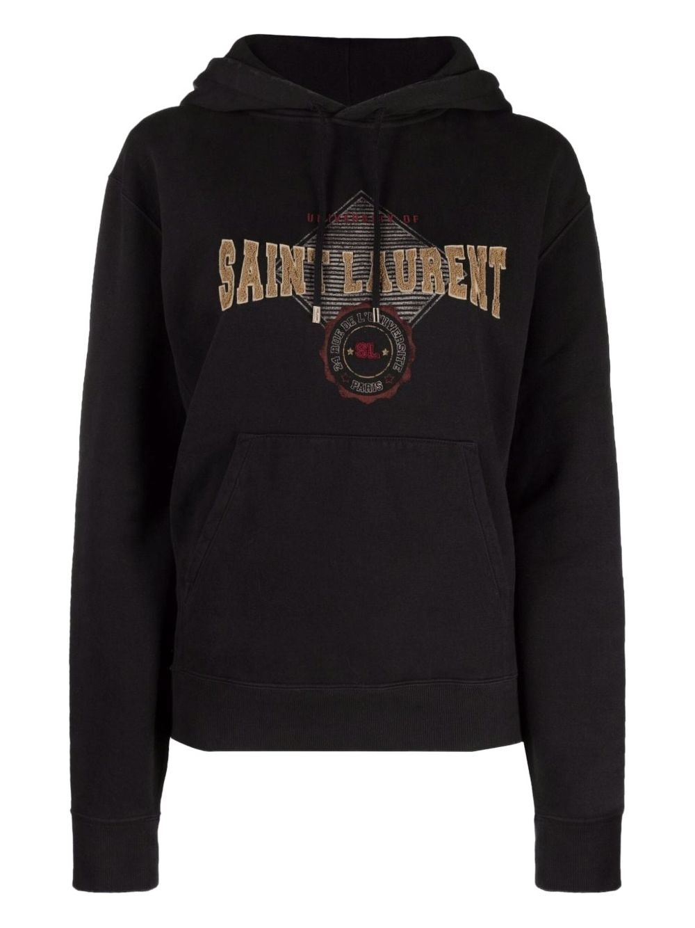 Empiecement logo hoodie - 1