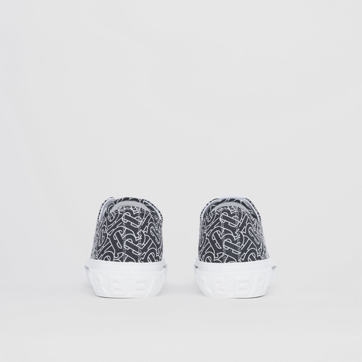 Monogram Print Cotton Sneakers - 4