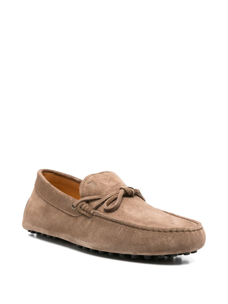 Tod's tie detail loafers outlook