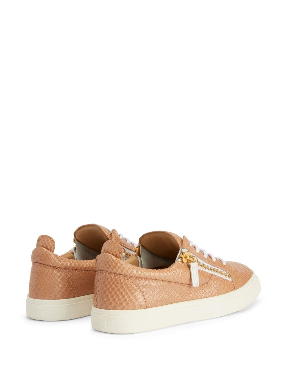 Gail snakeskin-effect leather sneakers - 3