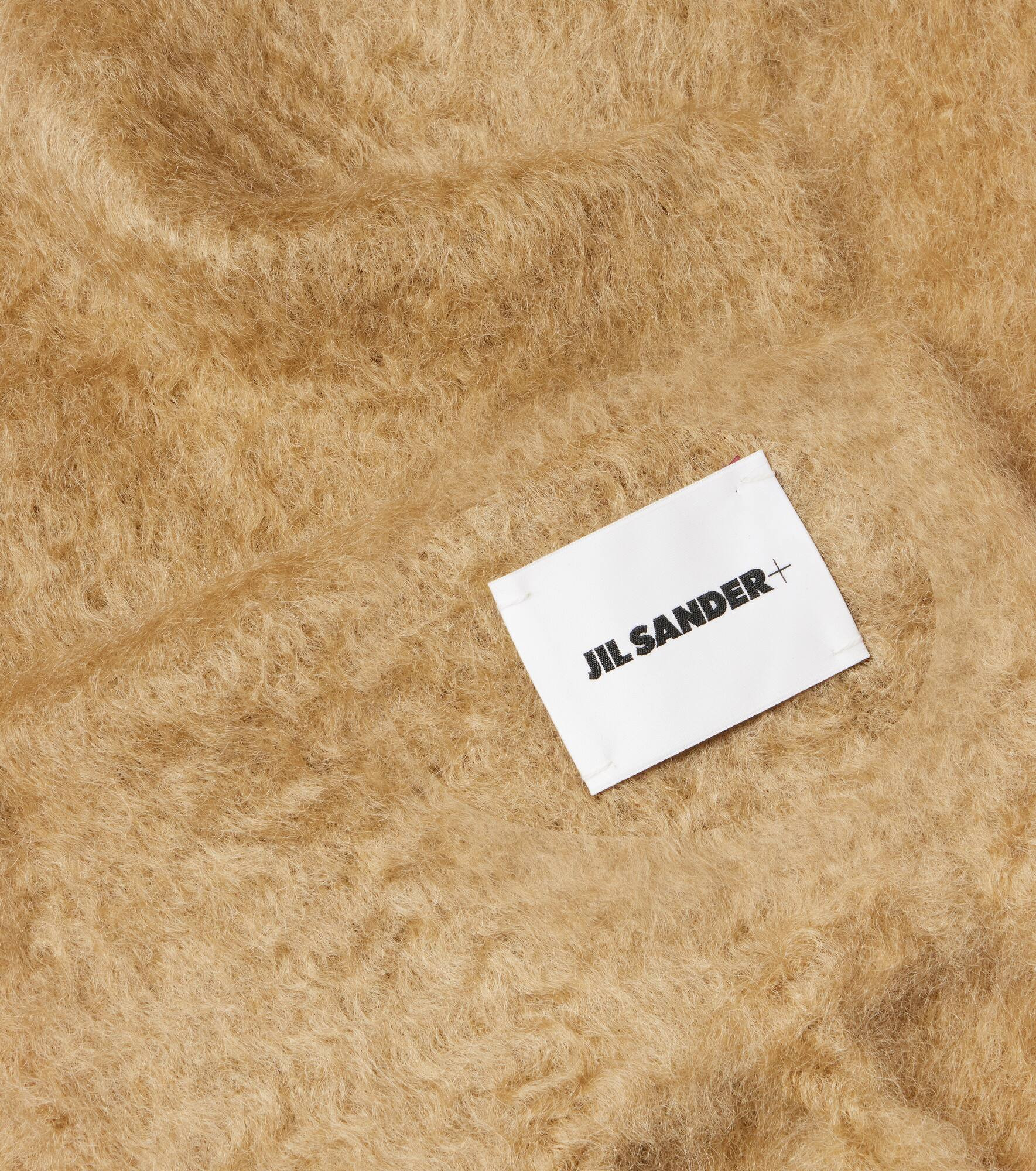 Logo mohair and wool-blend scarf - 4