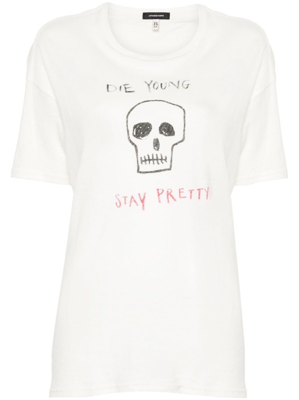 slogan-print T-shirt - 1