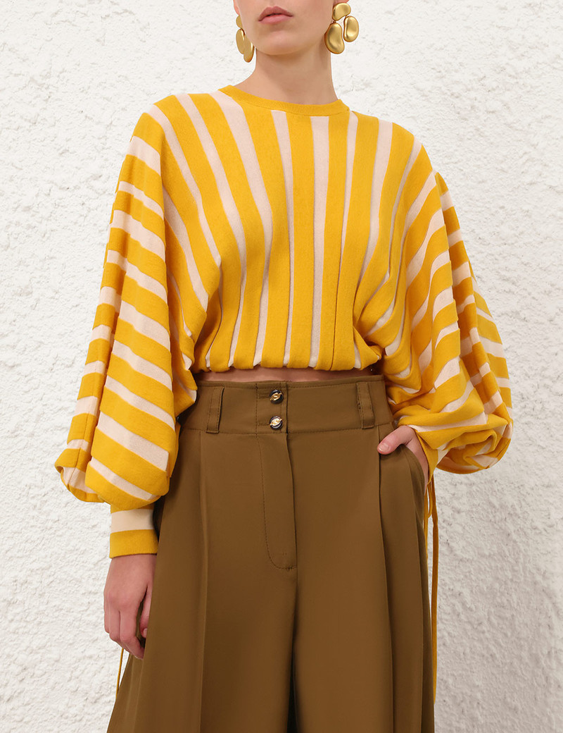 Zimmermann LUNA DRAWN SWEATER outlook