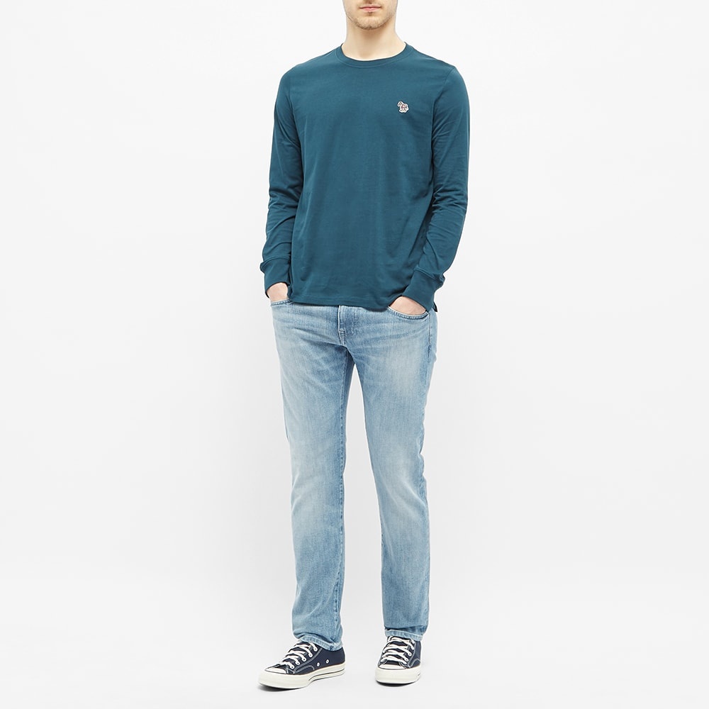 Paul Smith Long Sleeve Zebra Logo Tee - 5