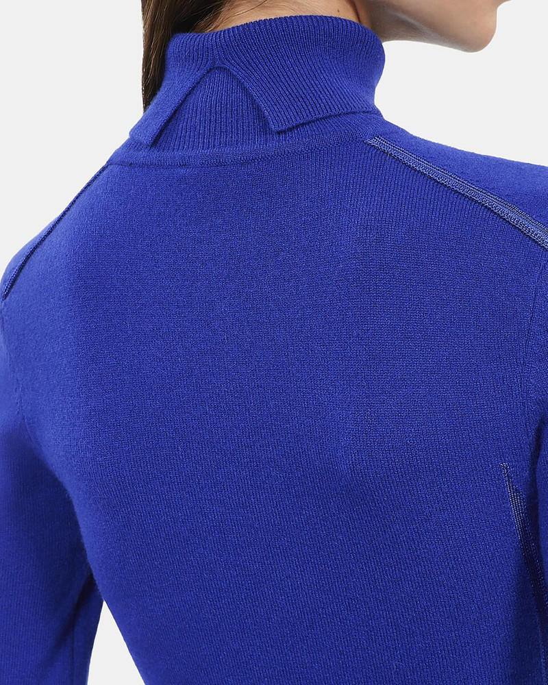 ELECTRIC BLUE CASHMERE SWEATER 8