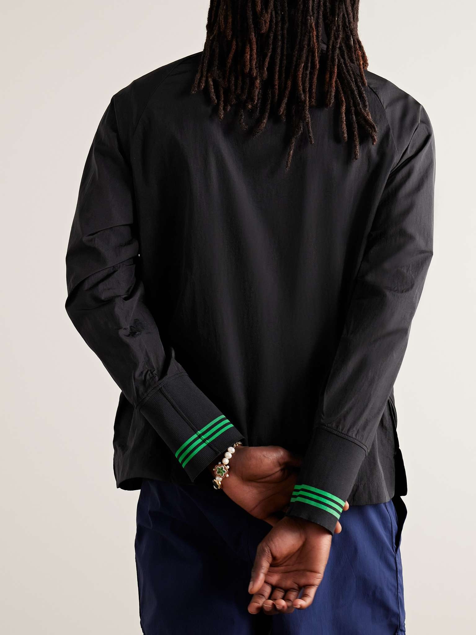 + Wales Bonner Logo-Embroidered Recycled-Shell Top - 5