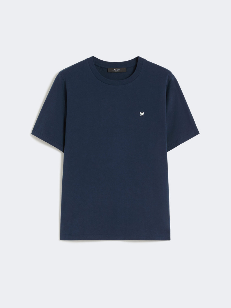 VENACO Cotton basic T-shirt - NAVY 1
