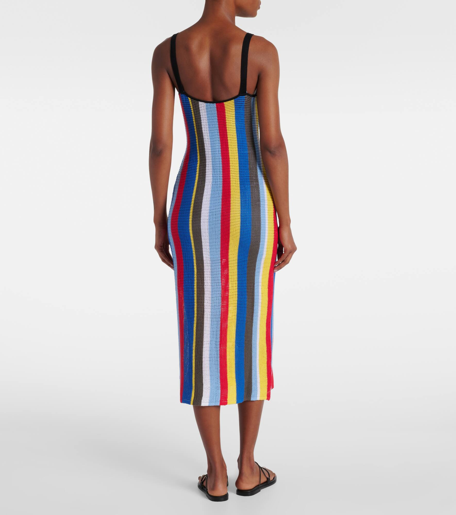 Jessica striped crochet midi dress - 3