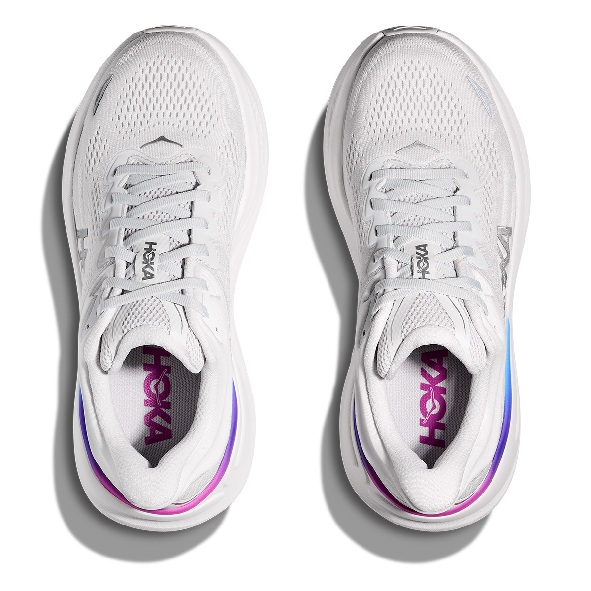 Hoka Bondi 9 Cosmic Grey - White - 3