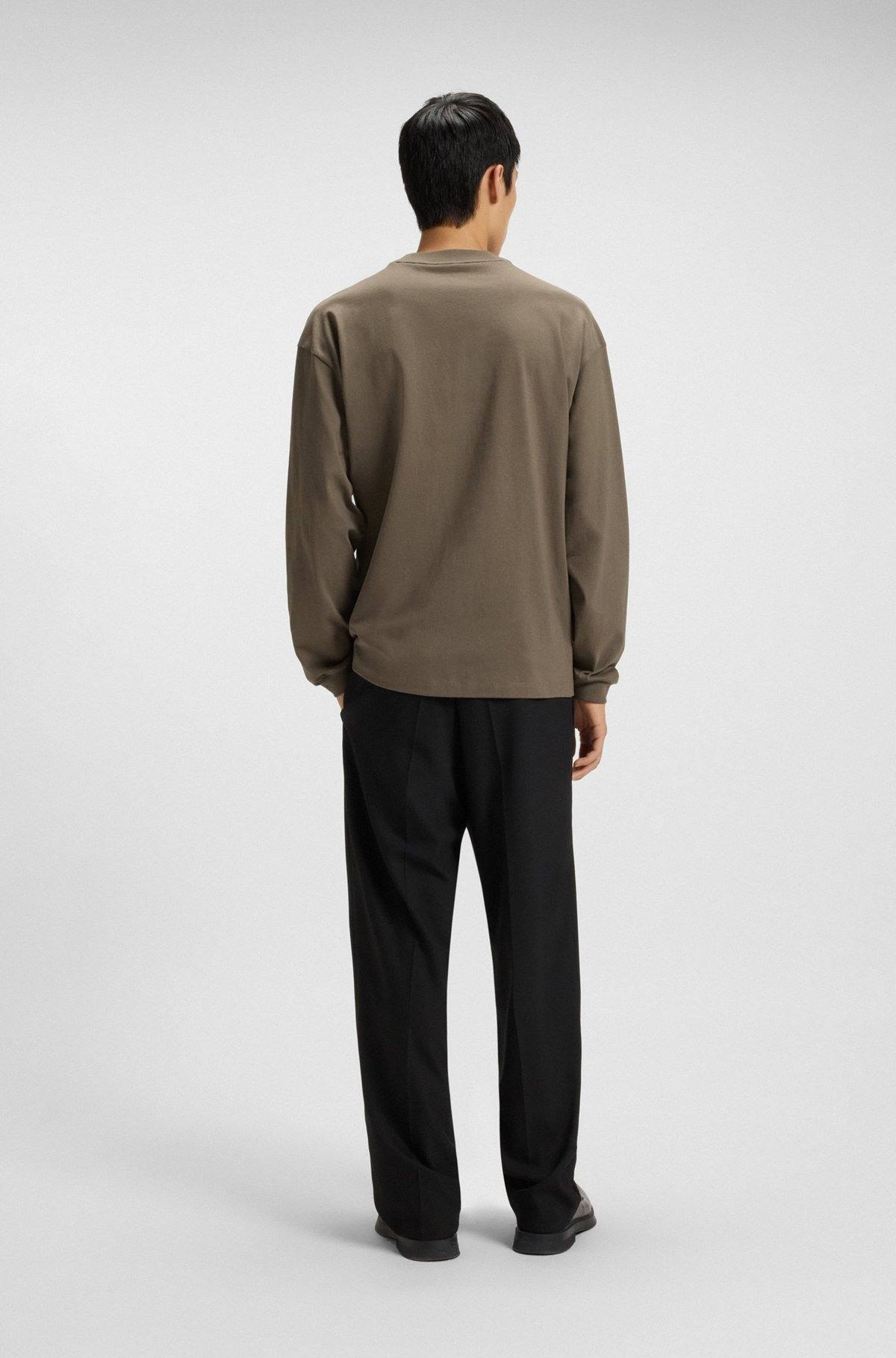 COTTON-JERSEY RELAXED-FIT T-SHIRT WITH LOGO PRINT - 5