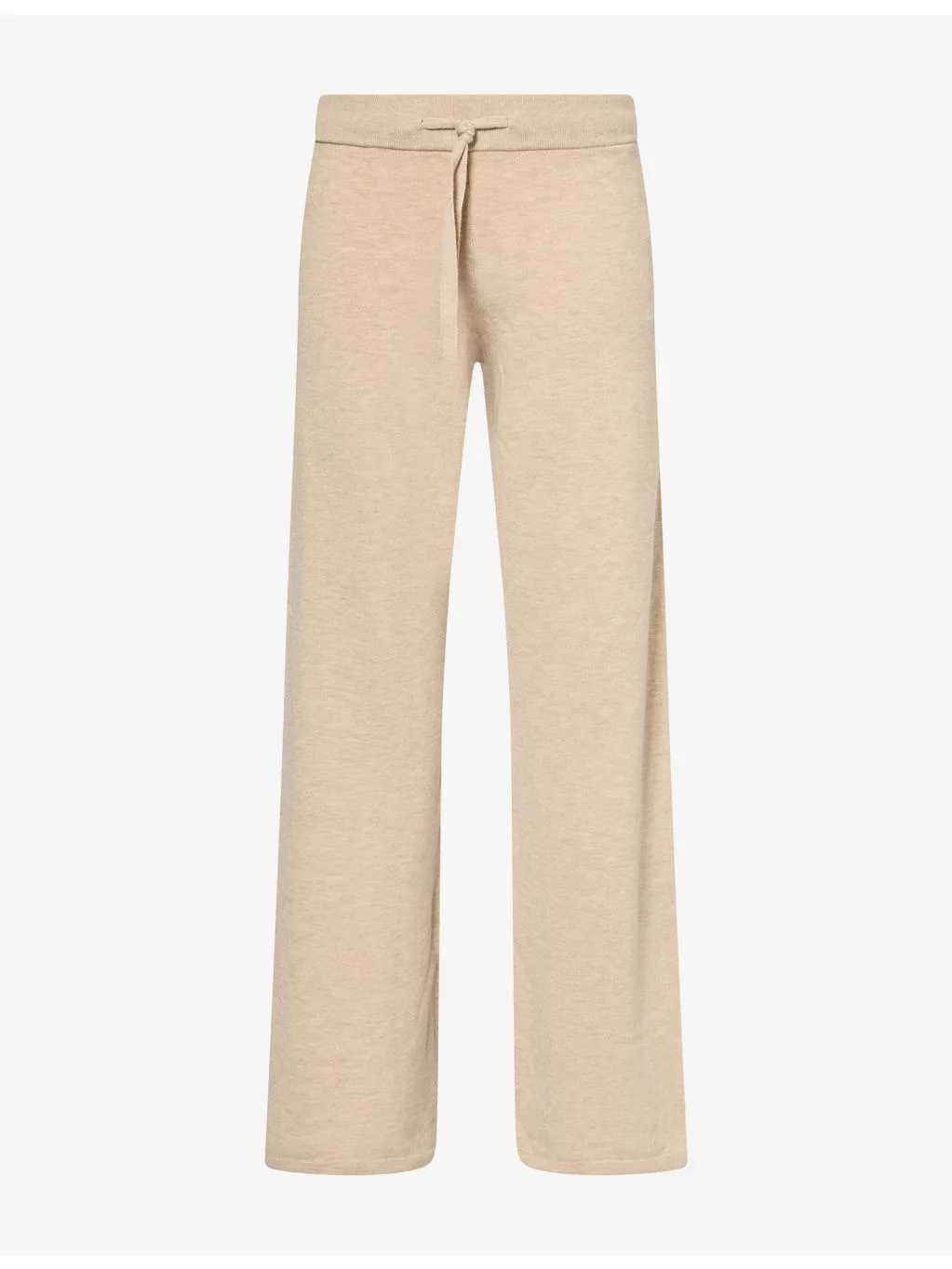 Straight-Leg Knitted Trousers - 1
