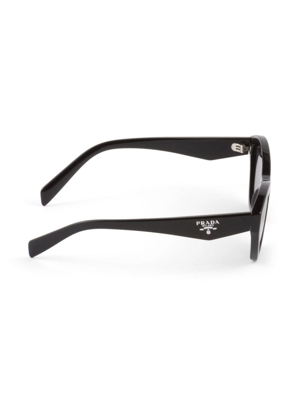 curved cat-eye frame sunglasses - 3