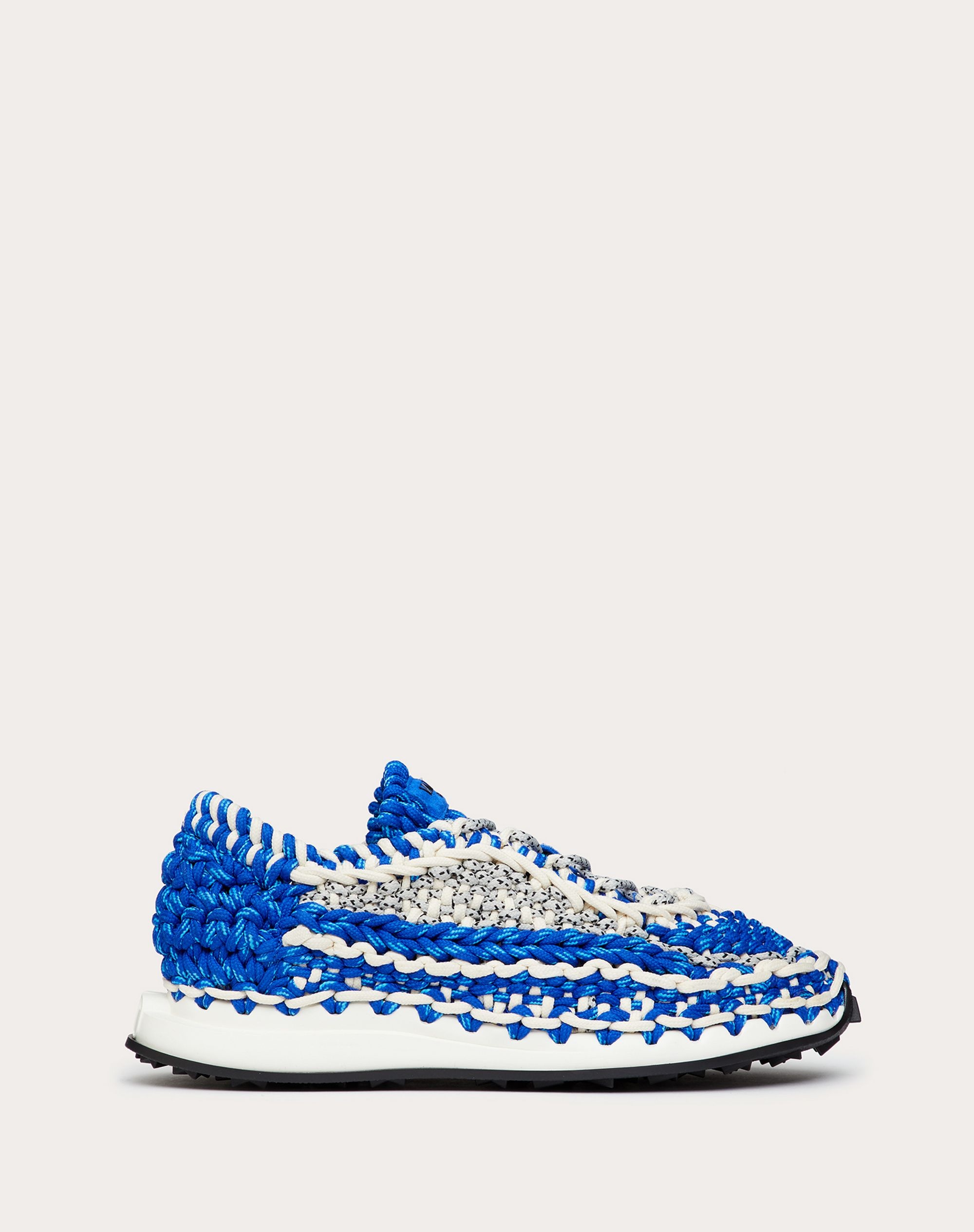 Valentino Garavani Crochet Sneaker in fabric - 1