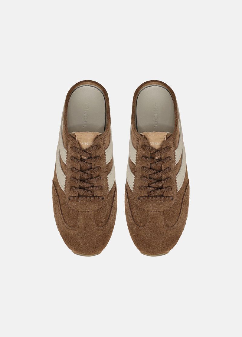 Oasis Suede & Leather Runner Mule 4