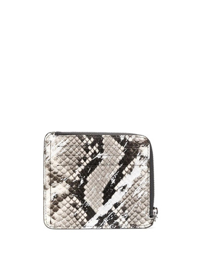 Maison Margiela mini snake pattern wallet outlook