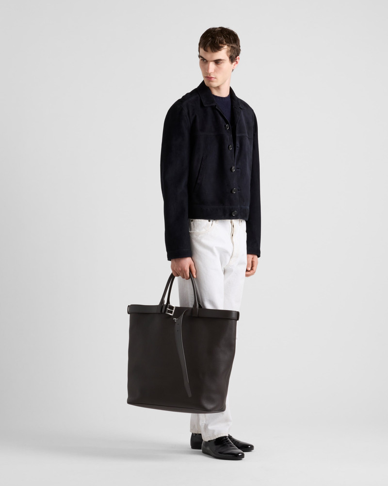 Prada Suede blouson jacket outlook