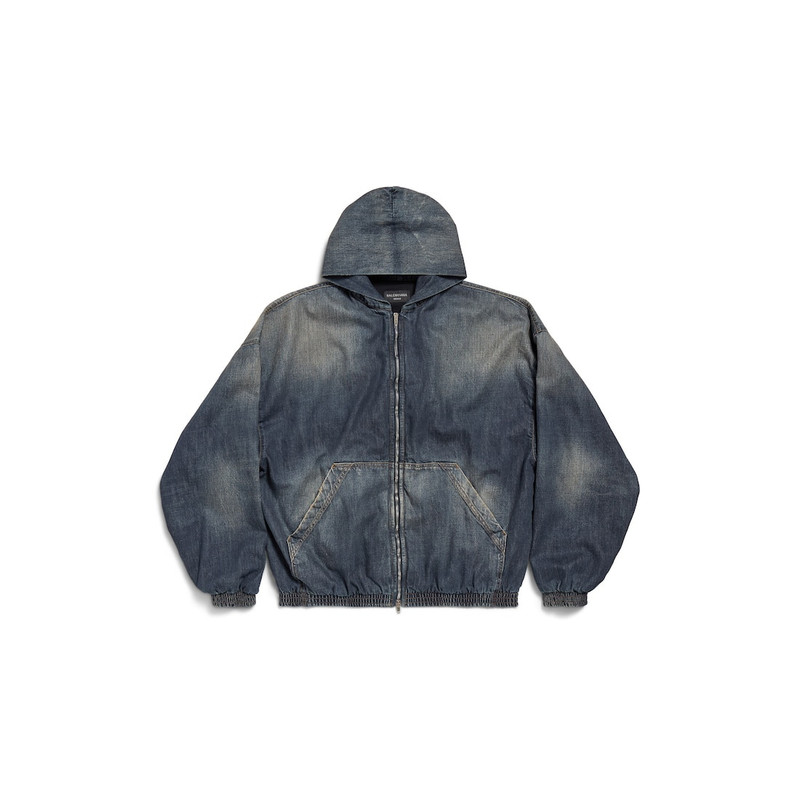 Women's Zip-up Hoodie in Dark Blue 1