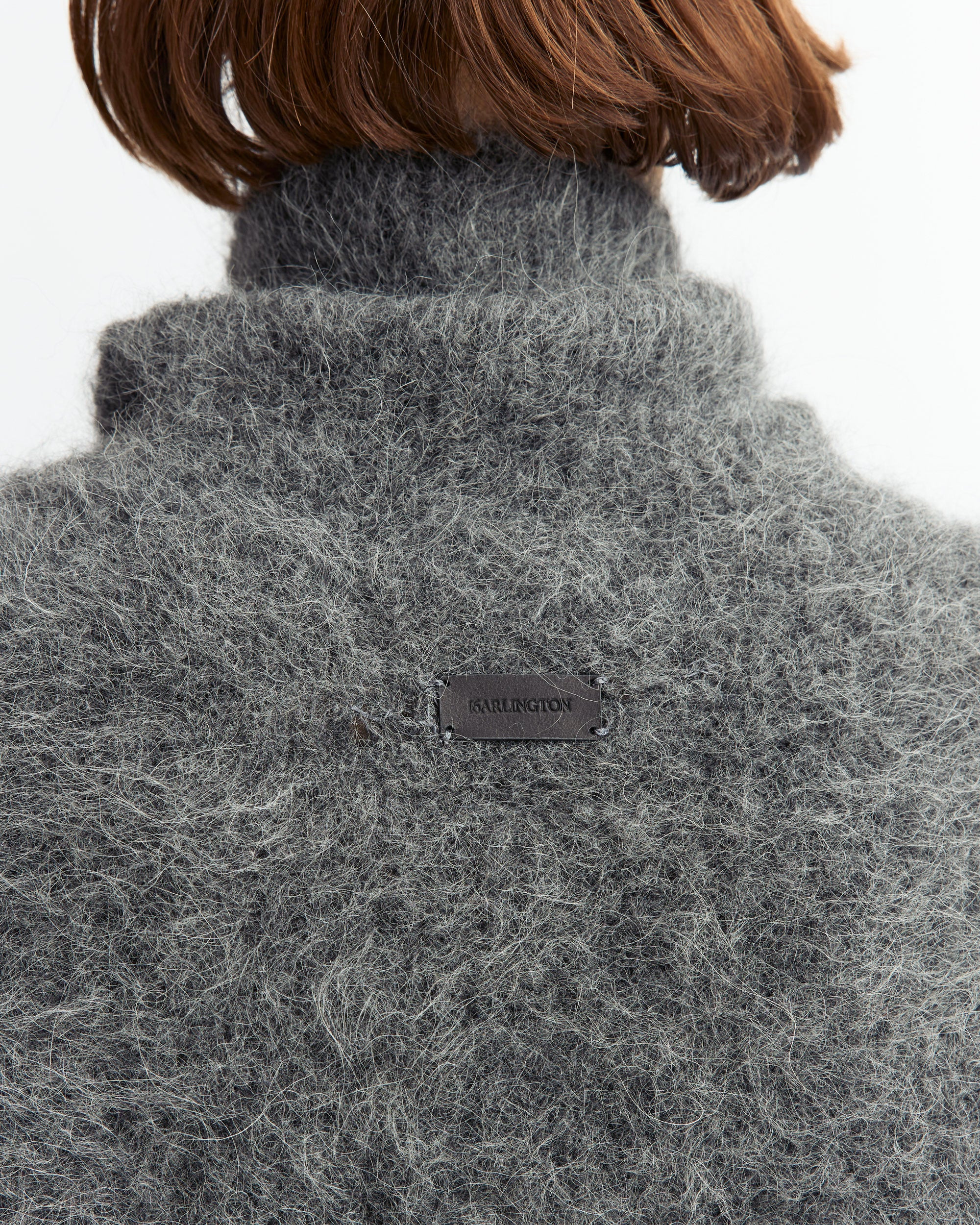ROLL NECK SEPHIA JUMPER IN KNIT - 5