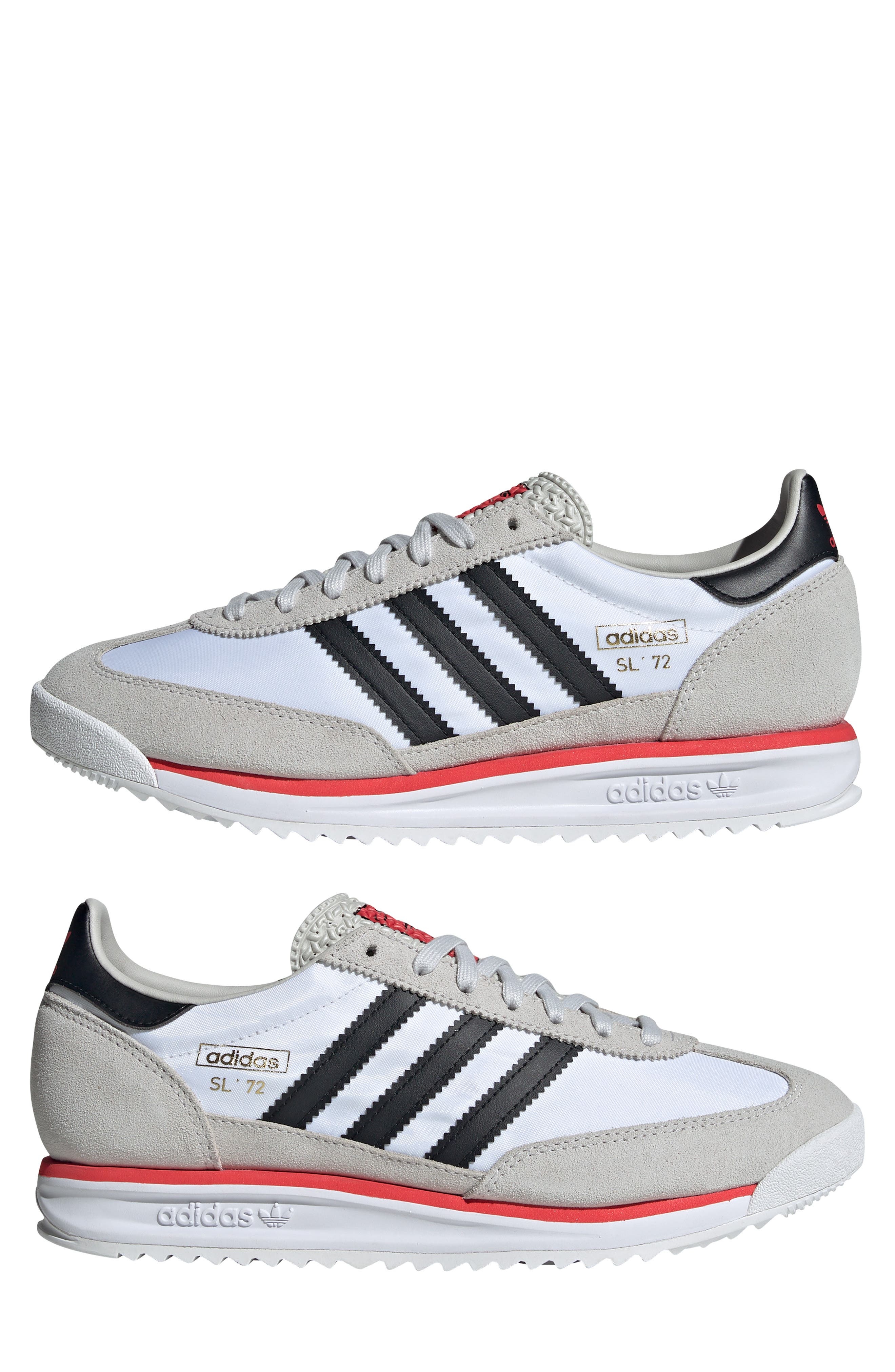 adidas SL 72 RS Sneaker in White/black/grey at Nordstrom - 8