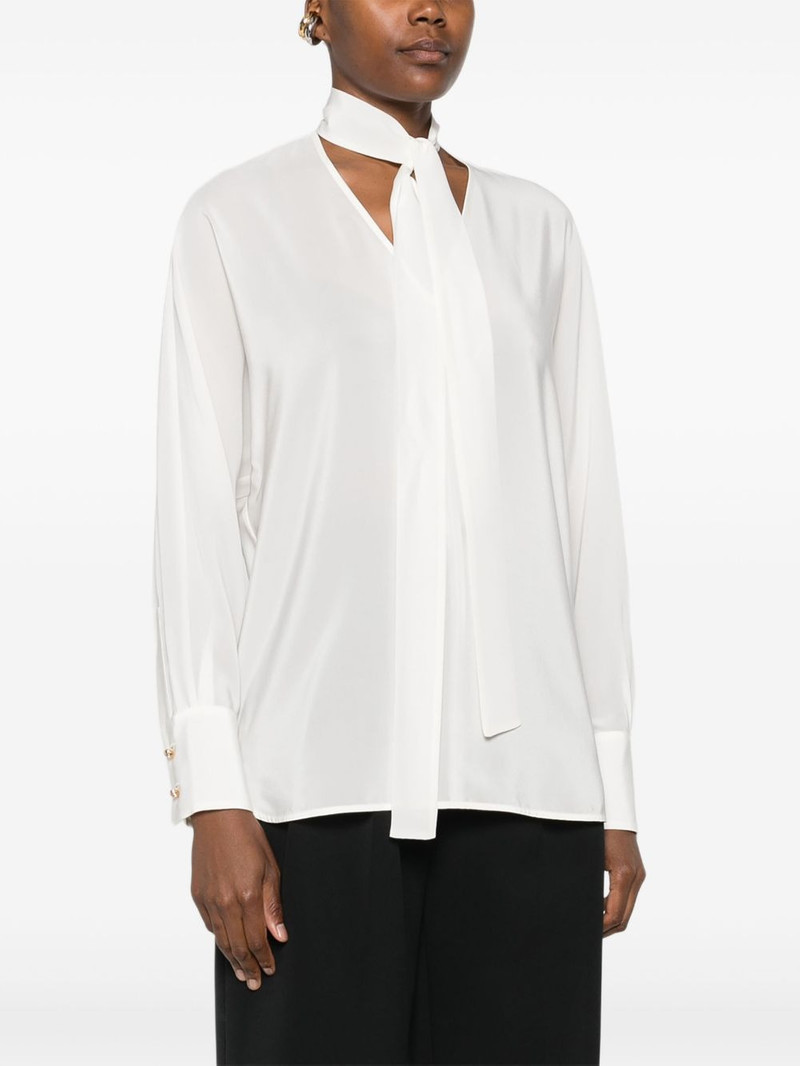tie-neck silk blouse 3
