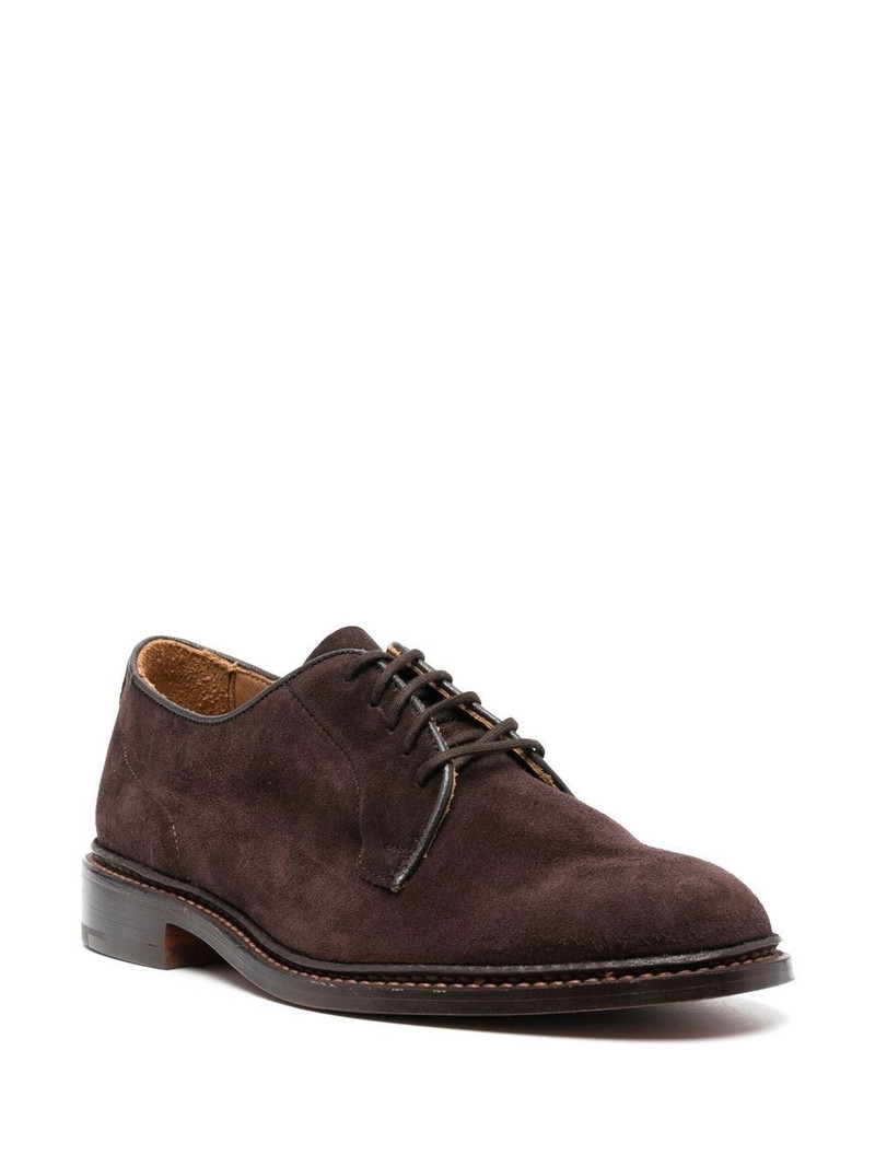 Tricker's Bourton suede derby shoes outlook