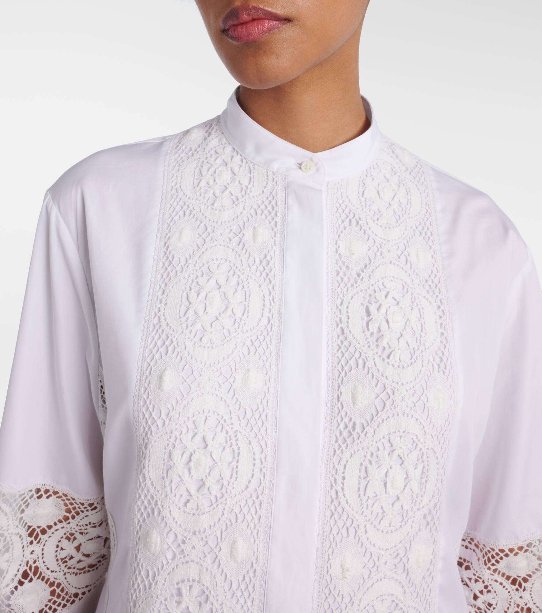 Paula's Ibiza cotton poplin shirt dress - 4