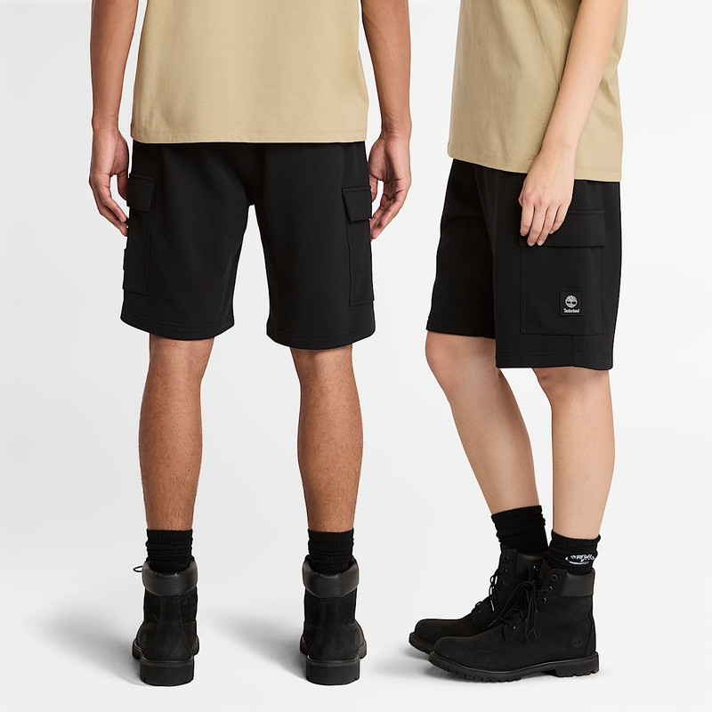 Woven Badge Cargo Sweatshort 3