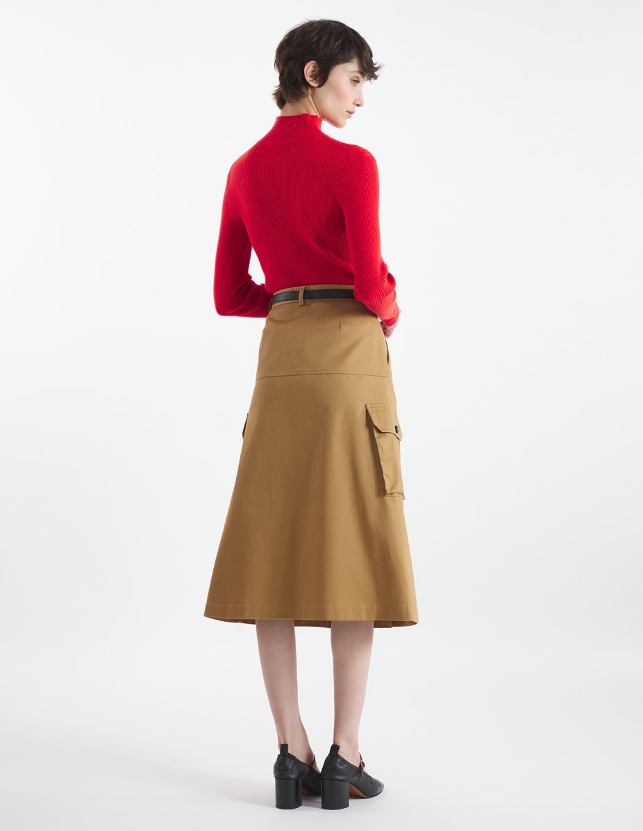 BABY FOX PATCH FINE RIBBED TURTLENECK - 5