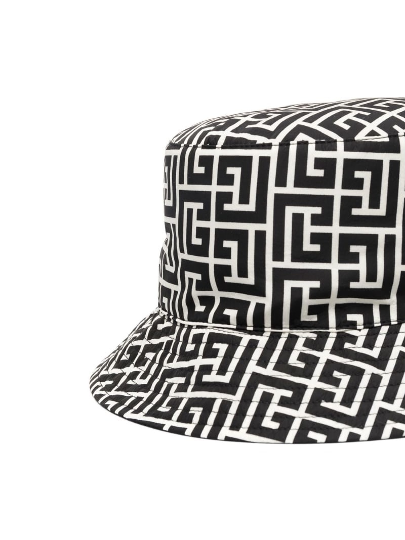 monogram-print bucket hat - 2
