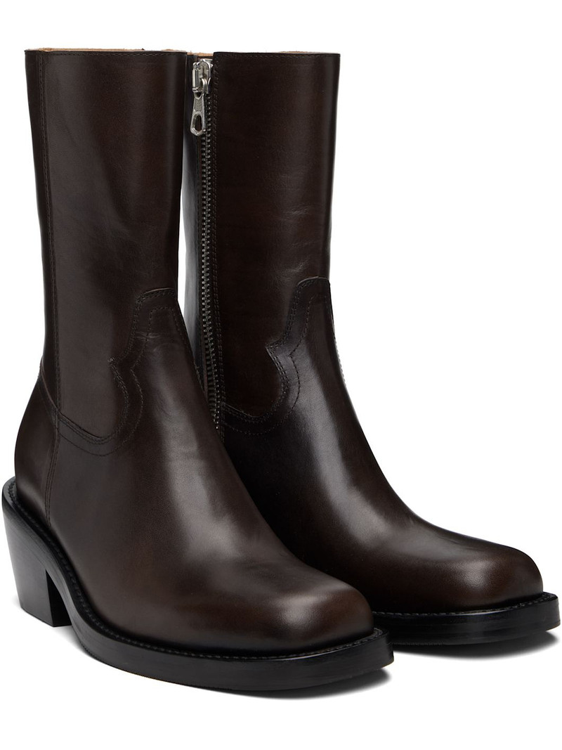 Brown Leather Boots 4