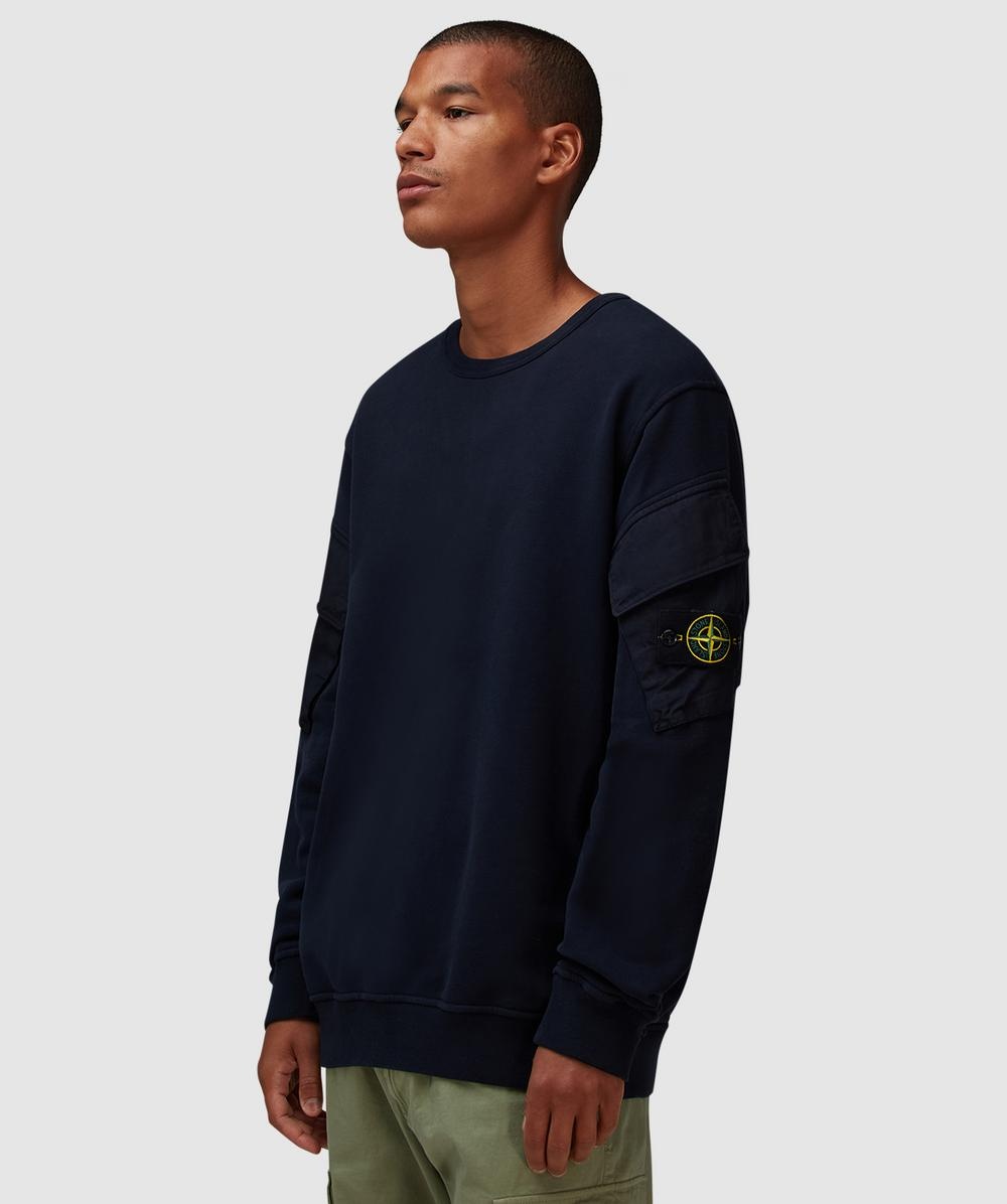 Garment dyed pocket sweater - 2