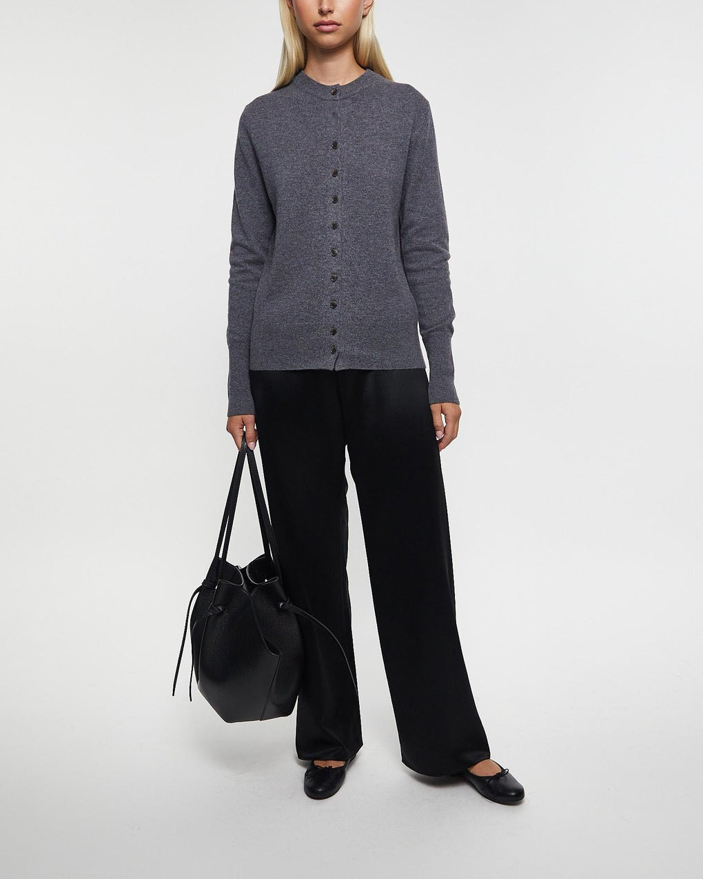 Cardigan Nellia Cashmere Grey - 2