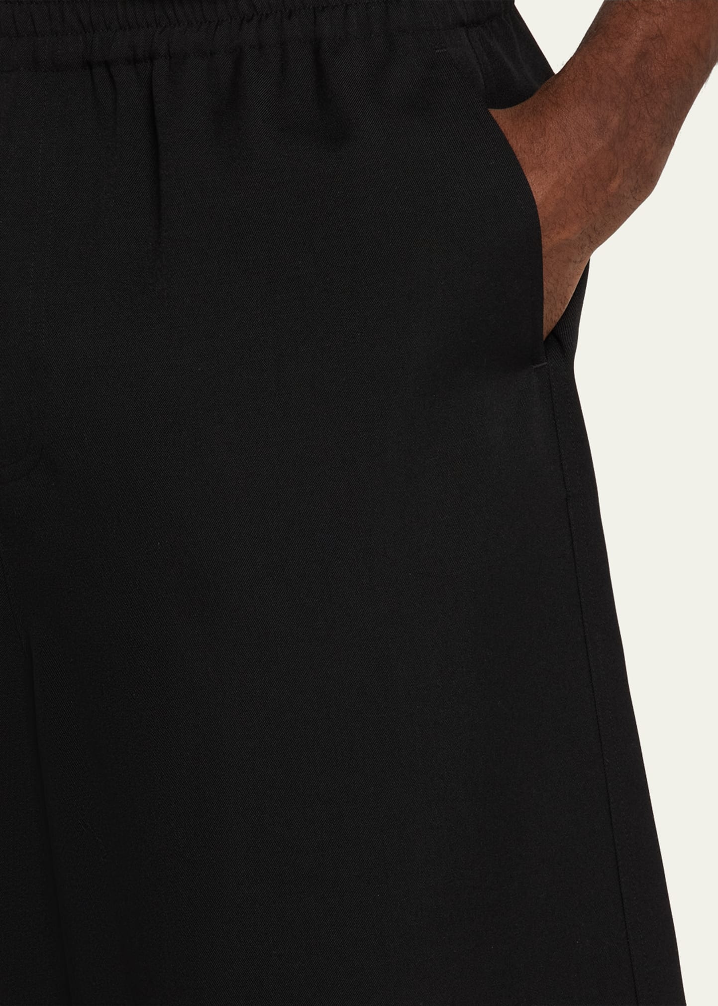 Men's Wool Relaxed Fit Pull-On Shorts - 5