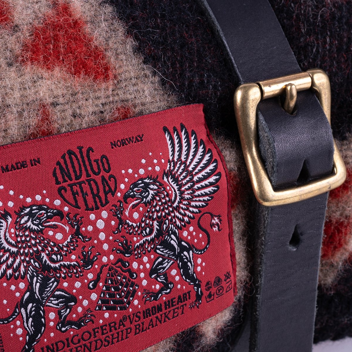 IHxIF-01 Iron Heart x Indigofera Friendship Blanket - 11