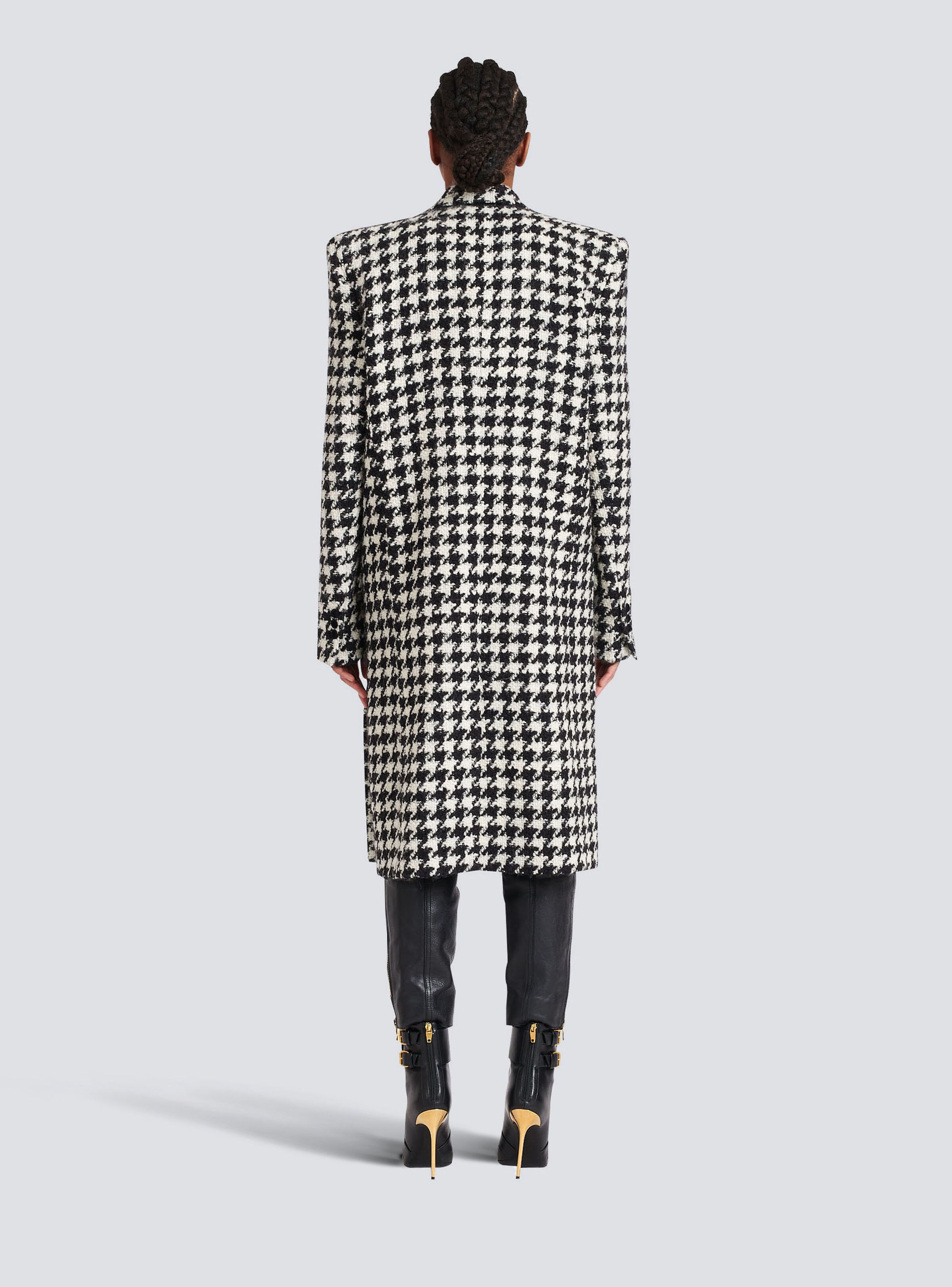 Unisex - Six-button wool coat with detachable inset jacket - 4