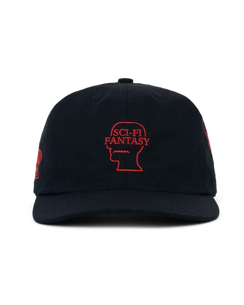 Brain Dead x Sci-Fi Fantasy Logo Lockup Hat - Black 1