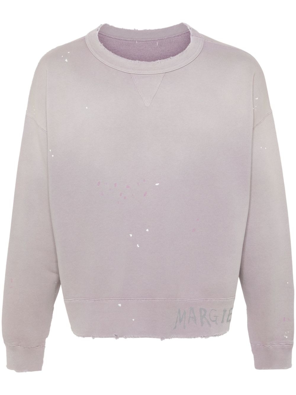 Handwritten cotton sweatshirt - 1