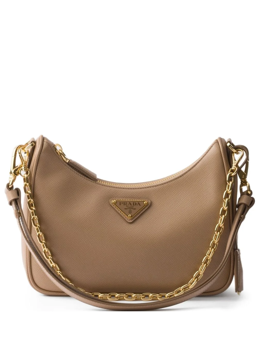 mini Re-Edition Saffiano-leather shoulder bag - 1