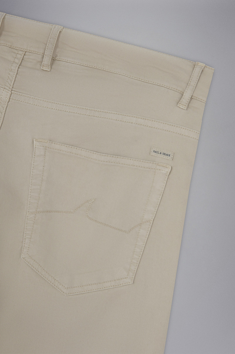 CHINO TENCEL COTTON STRETCH 5 POCKETS TROUSERS 6