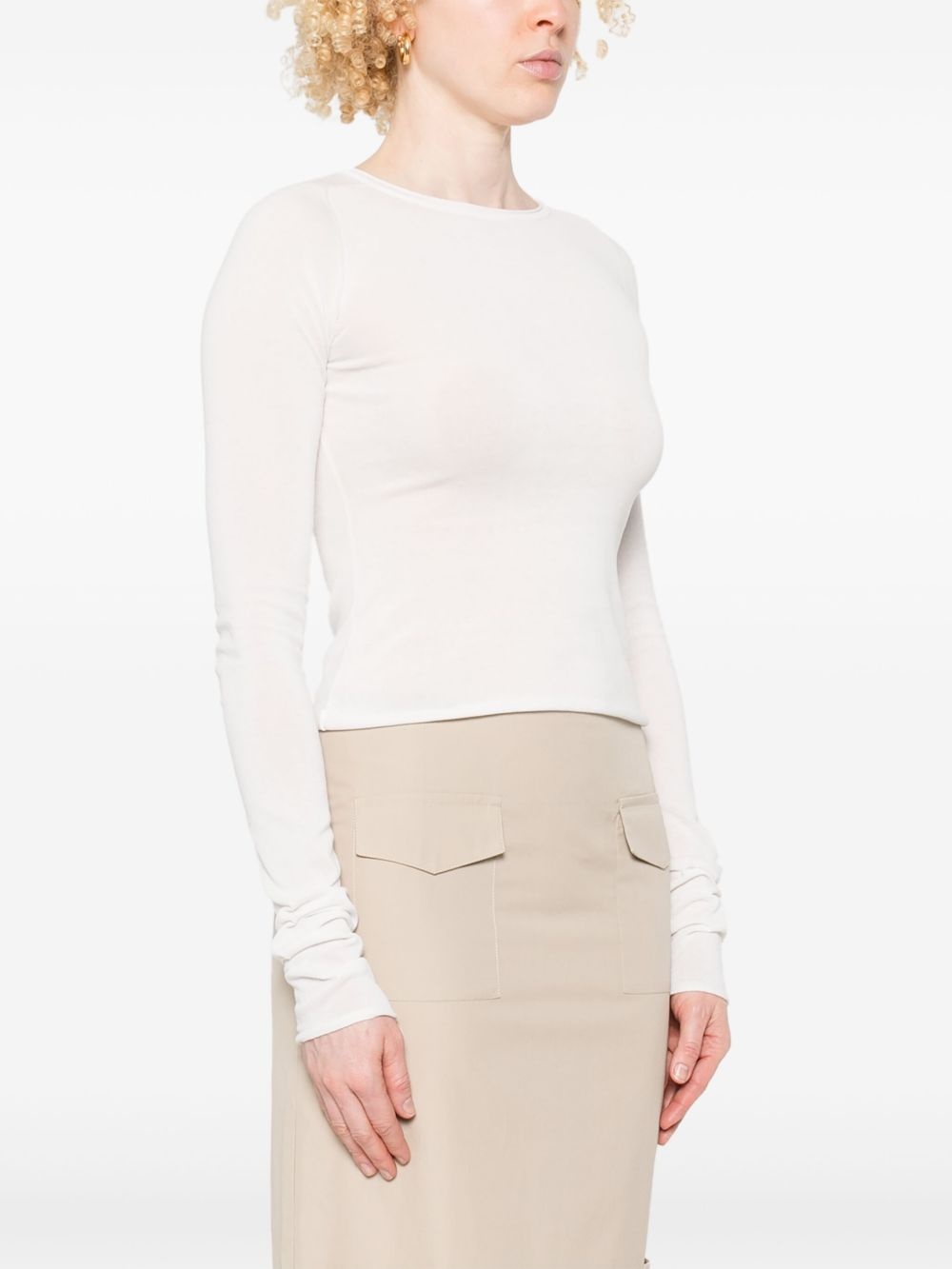 crew-neck top - 3