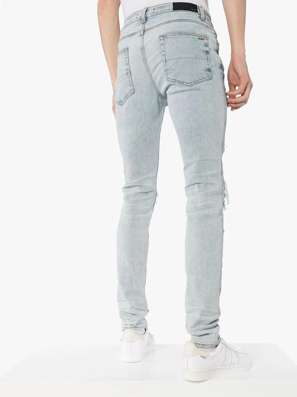 MX1 skinny distressed jeans - 4