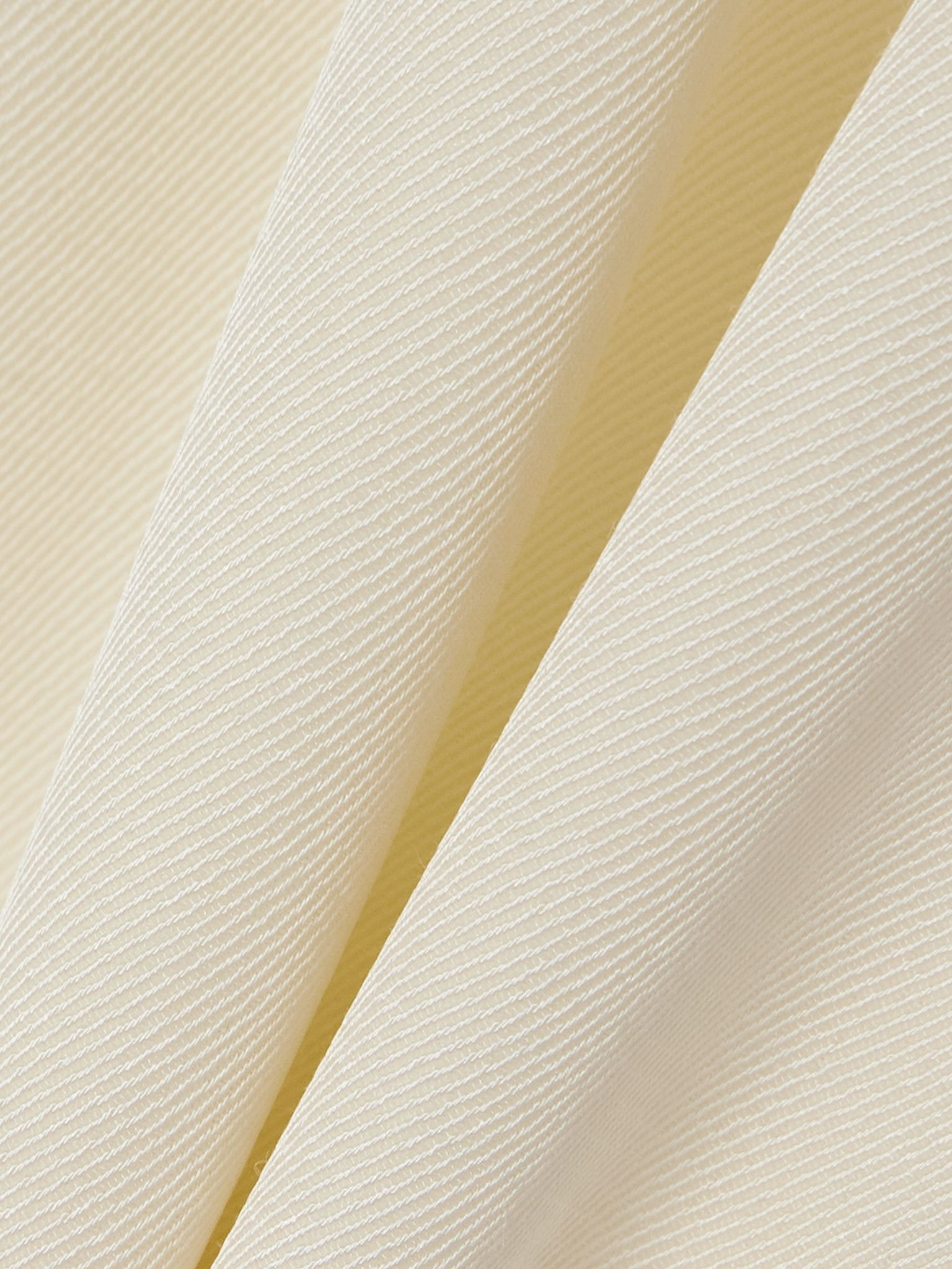Meadow pleated twill wide-leg pants White - 4